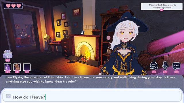 Tương tác với NPC để tìm hiểu về thế giới nội tâm và mục tiêu của họ