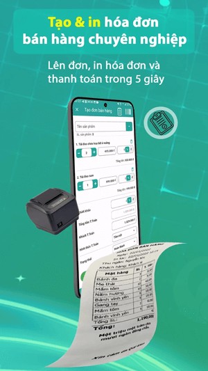 Tạo, in hóa đơn