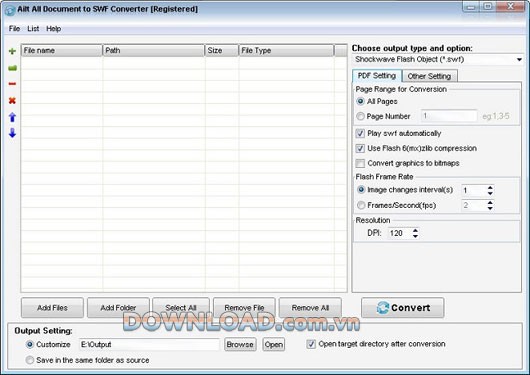 Ailt All Document to SWF Converter