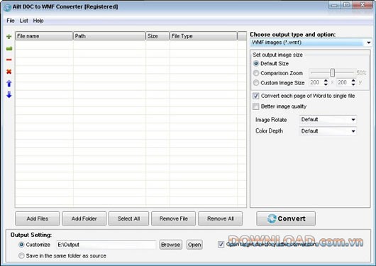 Ailt DOC to WMF Converter