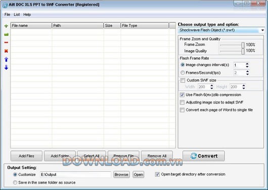 Ailt DOC XLS PPT to SWF Converter