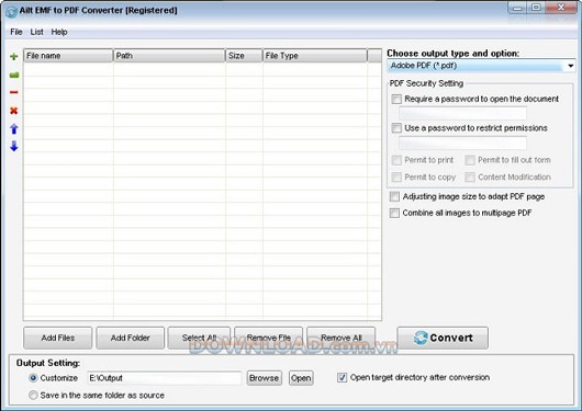 Ailt EMF to PDF Converter