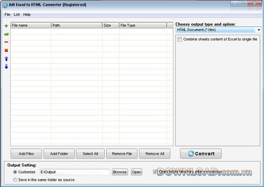 Ailt Excel to HTML Converter