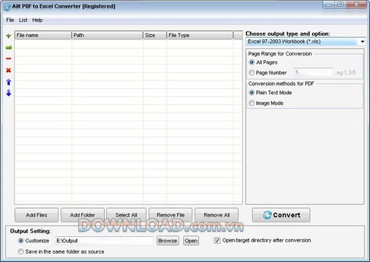 Ailt PDF to Excel Converter