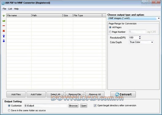 Ailt PDF to WMF Converter