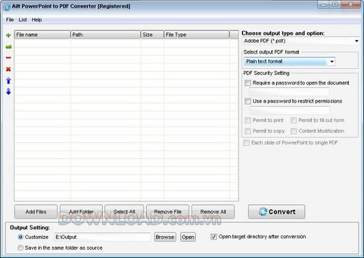Ailt PowerPoint to Pdf Converter