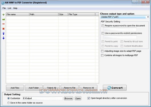 Ailt WMF to PDF Converter