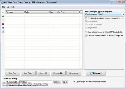 Ailt Word Excel PowerPoint to HTML Converter