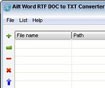 Ailt Word RTF DOC to TXT Converter - Chuyển đổi Word sang TXT