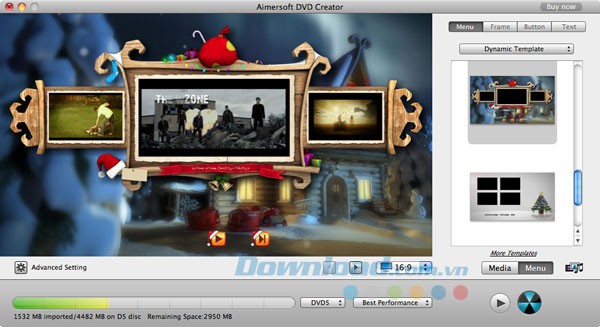 Aimersoft DVD Creator cho Mac