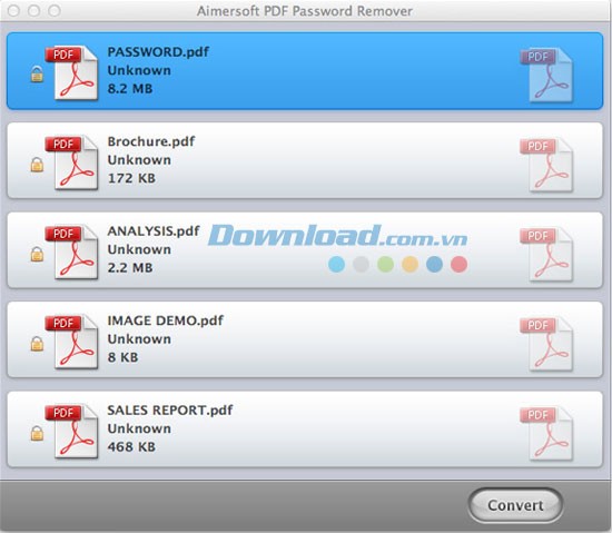 Aimersoft PDF Password Remover for Mac