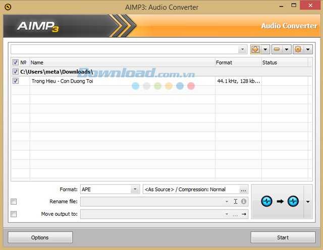 AMIP chuyển đổi âm thanh