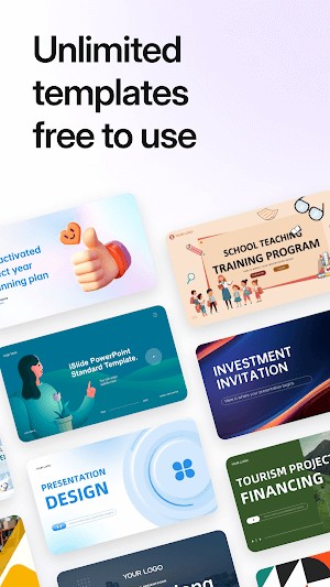 Kho template đa dạng cho bạn lựa chọn và sử dụng