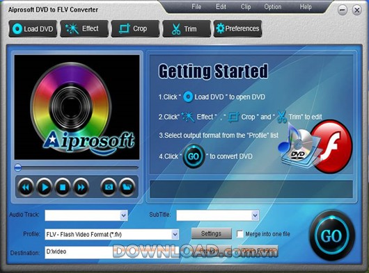 Aiprosoft DVD to FLV Converter