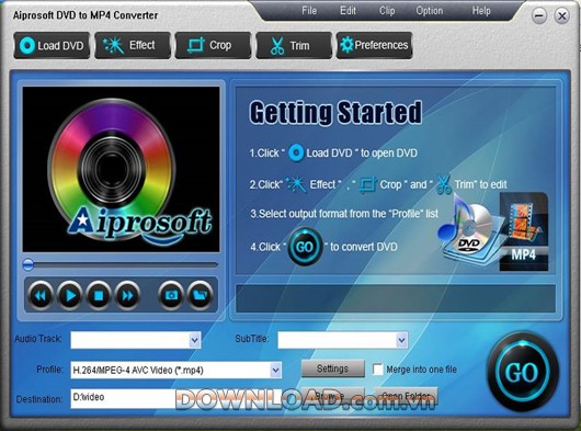 Aiprosoft DVD to MP4 Converter