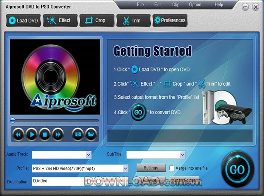 Aiprosoft DVD to PS3 Converter
