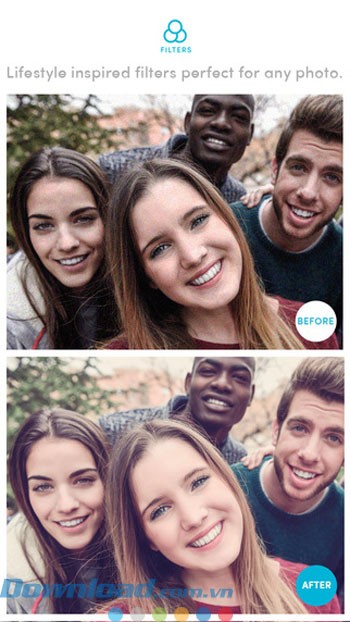 Ảnh đẹp và ấn tượng hơn với AirBrush