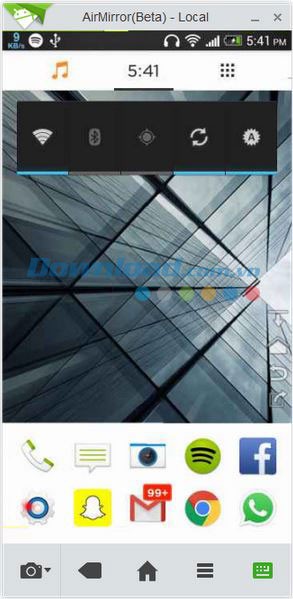 Tính năng AirMirror của AirDroid