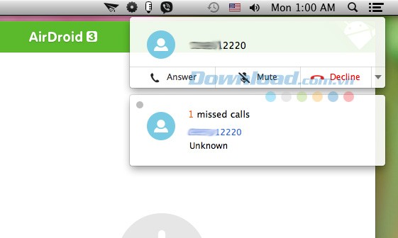 Thông báo cuộc gọi đến