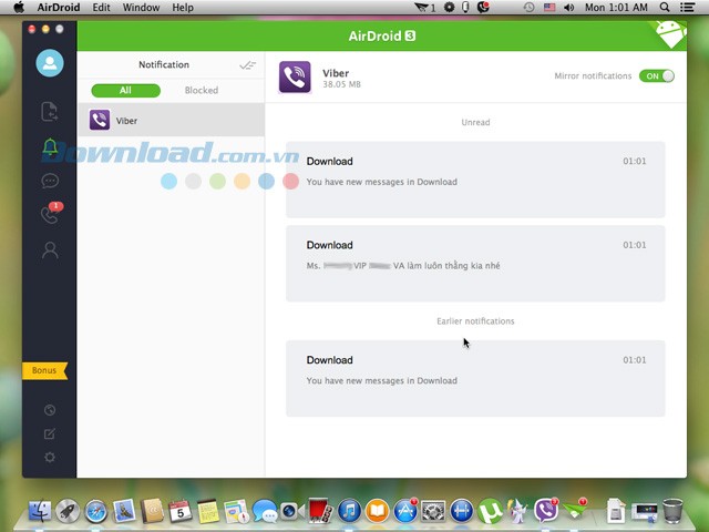 Chi tiết tin nhắn