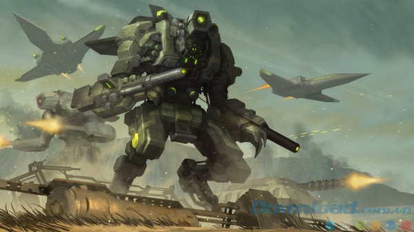 Ra lệnh từ trên không trong AirMech