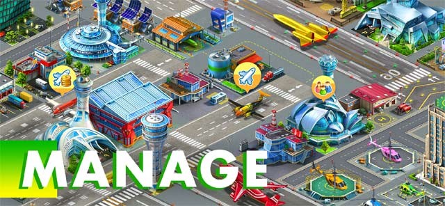 Game xây dựng thành phố và quản lý sân bay - Airport City