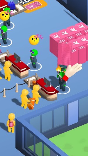 Đi qua các khu vực khác nhau để thu vé từ khách hàng