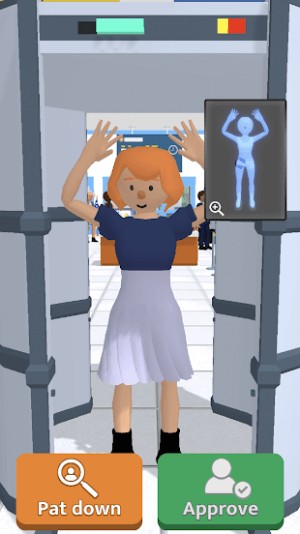 Quét hành khách khi đi qua cửa an ninh