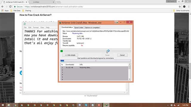 Air Server giúp bạn tạo các video phản chiếu với chất lượng tuyệt vời