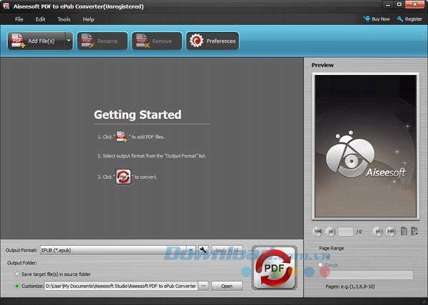 Aiseesoft PDF to ePub Converter