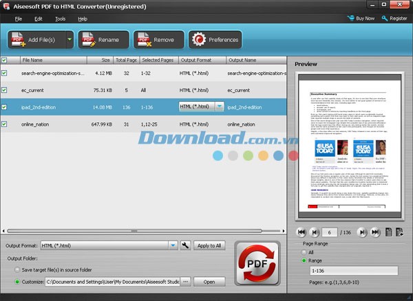 Aiseesoft PDF to HTML Converter