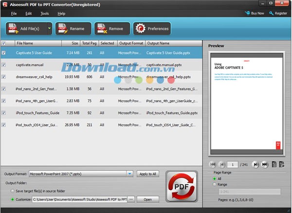 Aiseesoft PDF to PPT Converter