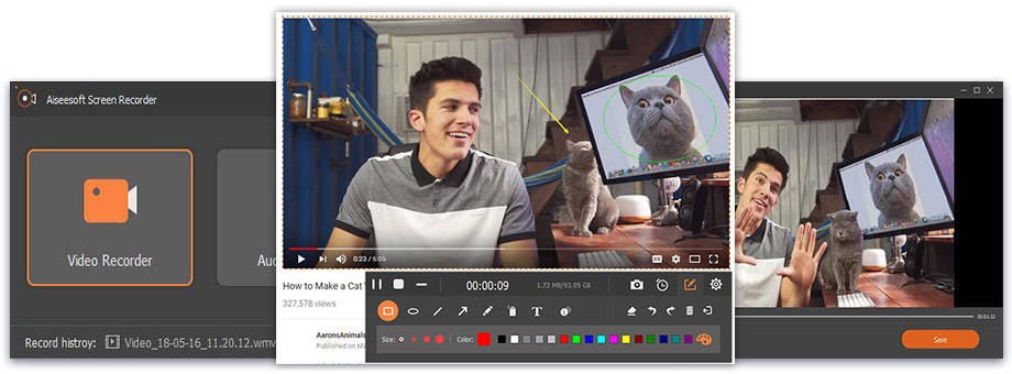 Quay màn hình bằng Aiseesoft Screen Recorder