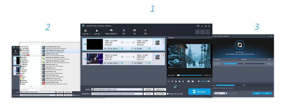 Chuyển đổi video bằng Aiseesoft Video Converter Ultimate