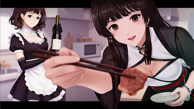 Aiyoe's Secret Room là game visual novel với đồ họa tuyệt đẹp