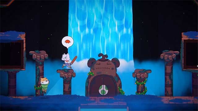 Cuộc phiêu lưu được kể thông qua các biểu tượng, họa tiết và hình ảnh động