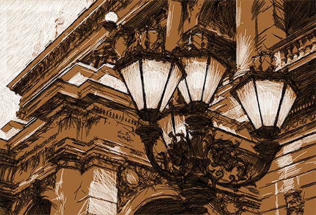 Áp dụng nhiều họa tiết khác nhau hoặc thêm chữ ký vào góc tranh