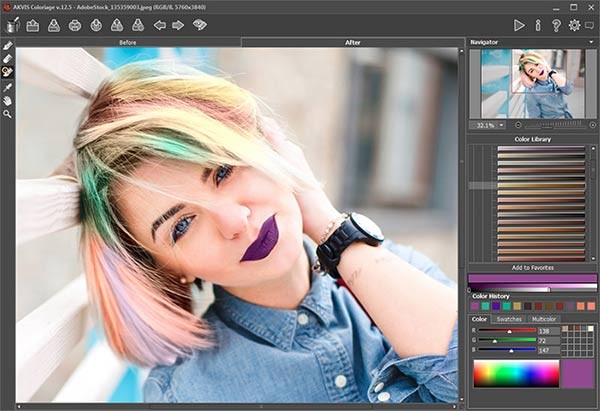 AKVIS Coloriage 12.5 tương thích mạnh mẽ với các trình sửa ảnh cao cấp Photoshop và Corel