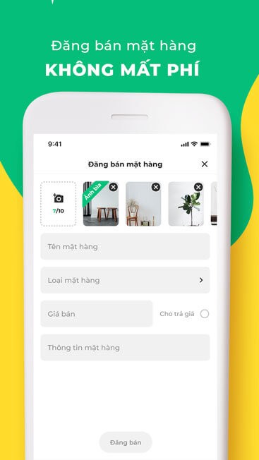 Đăng bán không mất phí