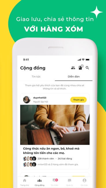 Giao lưu cùng nhiều người khác