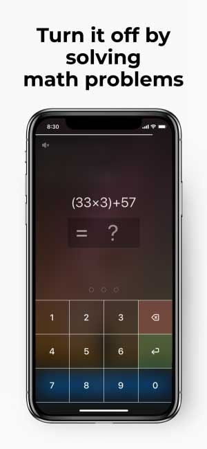 Tắt chuông của Alarmy bằng cách giải một bài toán