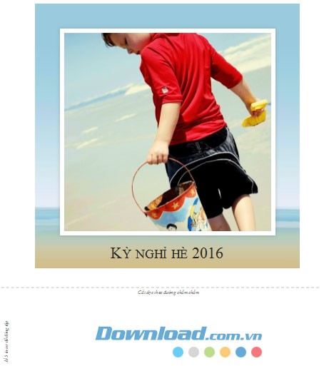 Album ảnh nghỉ mát ở bãi biển