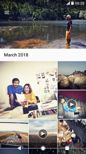Ảnh, video ở cùng một nơi