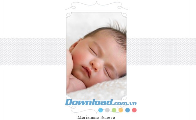 Album về bé với phong cách cổ điển