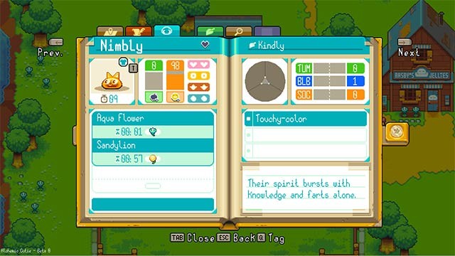 Mỗi viên thạch cho chỉ số, thuộc tính riêng