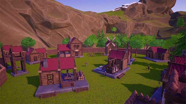 Xây dựng thế giới với sự hỗ trợ của dân làng