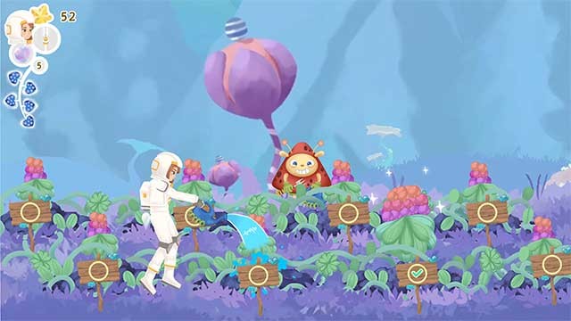 Khám phá nhiều hoạt động thú vị như: câu cá, đua diều, tưới cây,...