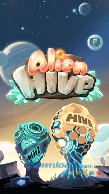 Giao diện chơi game Alien Hive trên Android