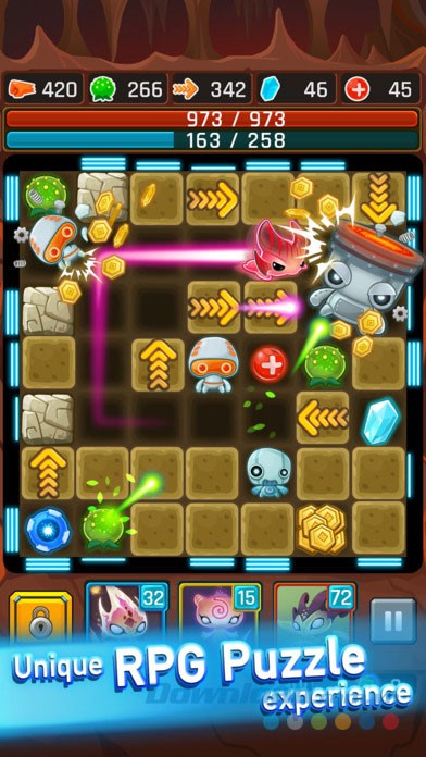 Tìm đường đi để tiêu diệt robot