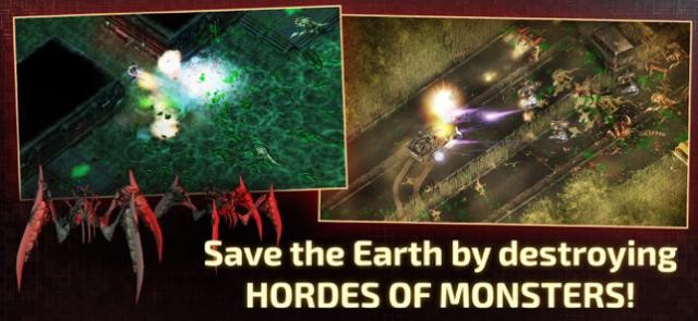 Cứu trái đất bằng cách tiêu diệt tất cả quái vật ngoài hành tinh trong game Alien Shooter 2 - Reloaded